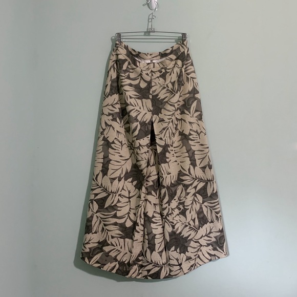 VINTAGE tropical print maxi skirt - Picture 1 of 11